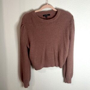 Coral knit sweater